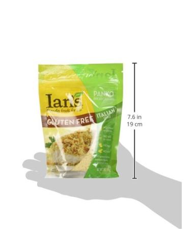 Ians Natural Foods Italian Gluten-Free Panko Breadcrumbs 7oz - Buy Online on GoSupps.com