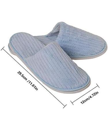 High-Quality Disposable Universal Slippers - 5 Pairs Anti-Slip Coral Fleece Guest Shoes for Hotels & Parties - Size 40/41 EU - Buy Online on GoSupps.com