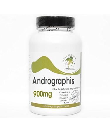 Andrographis 900mg 200 Capsules - No Additives Naturetition Supplements