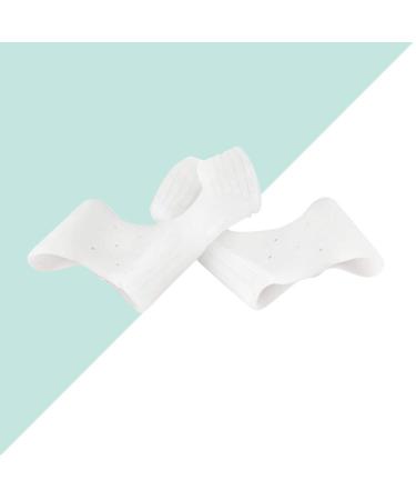 2 Pairs Bunion Wraps & Toe Spacers - Adjustable Splint Splits for Pain Relief | Protectors for Broken Toes & Bunion Braces - Buy Online on GoSupps.com