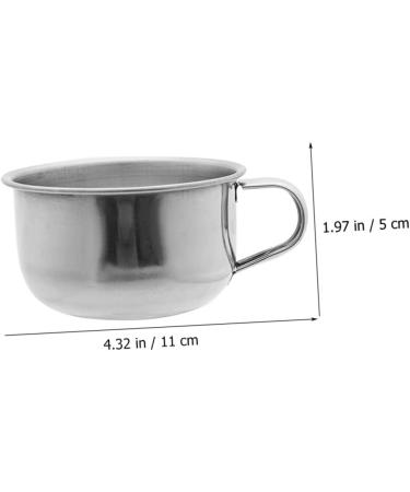 Premium Healvian Stainless Steel Shaving Bowl for Men | Ideal Shaving Accessories Gift | Durable Metal Razor & Shaving Cup - Buy Online on GoSupps.com
