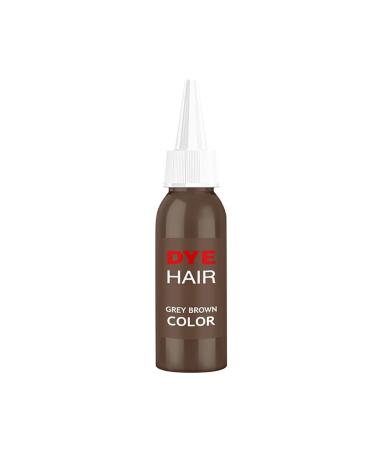 AUklOPVZZ Natural Fast Color Hair Dye Unisex Punk Style Professional Hairs Cream Liquid Long-Lasting Beauty Tool Home Use Gray Brown