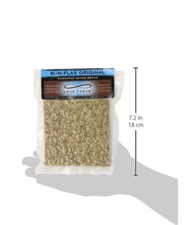 Love Force Rawganic Vegan Bread  Sun Flax Original  4 Ounce - Buy Online on GoSupps.com
