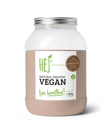 HEJ Protein Vegan | Vegan Protein Powder Shake | Chocolate - 900 g Chocolate 900 g (1 pack) - Buy Online on GoSupps.com