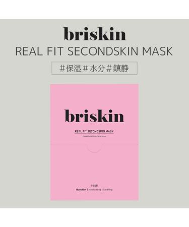 Briskin Korean Skincare Bio-Cellulose Face Mask - Moisture Concentration | 10 Sheets for Dry & Sensitive Skin - Ship Worldwide - Buy Online on GoSupps.com