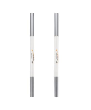FOMIYES 2pcs Double-headed Waterproof Eyebrow Pencil Eyebrow Pencil Waterproof Eyebrow Brush To Rotate Wild 1 count (Pack of 1) Assorted Color