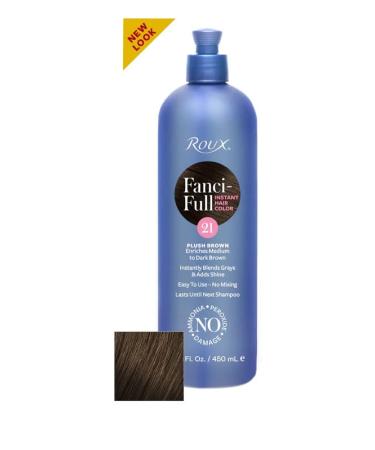 Roux Fanci-Full Temporary Hair Color Rinse 21 Plush Brown 15 oz. (Pack of 2) - 15 Fl Oz - Buy Online on GoSupps.com