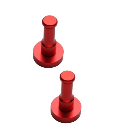 Alipis 2pcs Hangers Heavy Duty Metal Over Door Hook Wall Mount Hooks Coat Hook Hat Stainless Steel Mx2pcs Redx2pcs