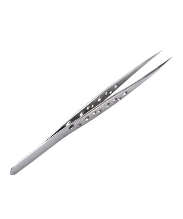 Doitool tweezers 2st eyelash tweezers for extensions eyelash cluster twist luminated eyelash appliannia nail tool eyebrow clip eyebrow tweezers sandblasting sandblasting dolphin clip