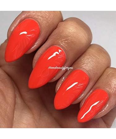 Bluesky Nail Gel Polish Orangey Red Cherry Tomato Summer Vibes SV04 UV LED Soak - Buy Online on GoSupps.com