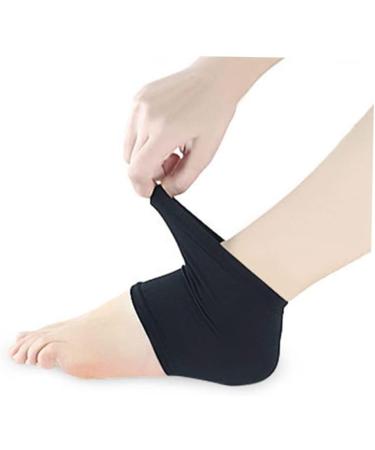 Ipetboom Heel Moisturizing Black Gel Socks for Heels Open Toe High Heel Protectors Foot Sock Moisturizing Socks Heel Absorbers Heel Sleeves Black Heel Dry Feet Socks Spa Heel Socks - Buy Online on GoSupps.com