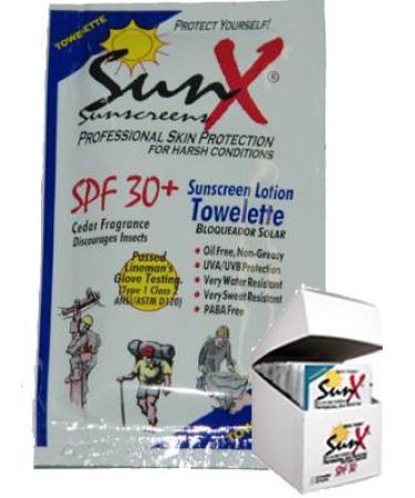 SunX Ultra Protection Sunscreen Towelettes - Convenient SPF Wipes for On-the-Go Sun Protection - Buy Online on GoSupps.com