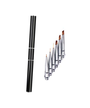 minkissy 1 Set Gel Eyeliner Brush Manicure for Nails Nail Liner Brush Gel Nail Polish Pens Nail Polish Brush Nail Art Tools Set Nail Art Pen Nail Painting Tools Light Pen 17cm Black