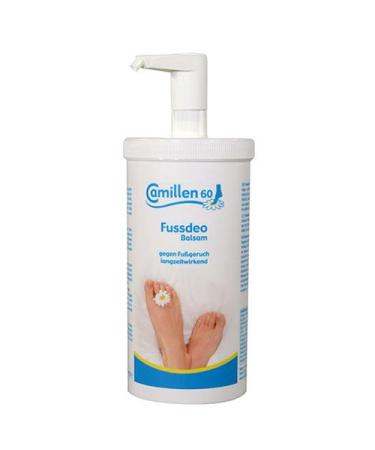Camillen 60 Foot Deodorant Balm - 450ml Cream with Chamomile & Menthol for Long-Lasting Foot Odor Relief | International Shipping - Buy Online on GoSupps.com