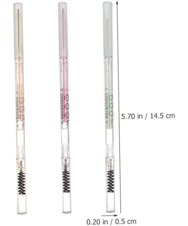 Housoutil 5pcs Tools Eyebrow Makeup Double-head with Thin Pens Pencil Brown Brush Pencils S Anti-perspiration - Buy Online on GoSupps.com