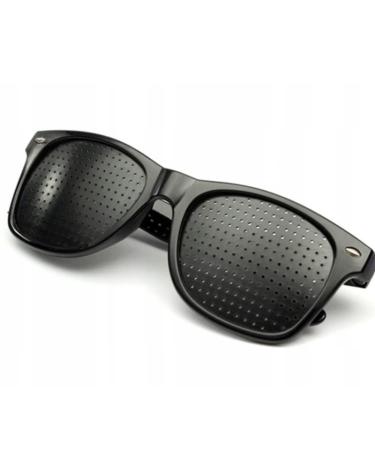 Retoo raster glasses for eye training raster multidot glasses perforated glasses Pinhole Glasses Ayur Read Pro gridlasses perforated grid glasses multi-dot glasses correction glasses for eye gymnastics black - Buy Online on GoSupps.com