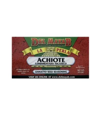 La Perla Red Achiote (Annatto Seed) Paste - Pack of 12 x 3.5 oz (110g) Boxes
