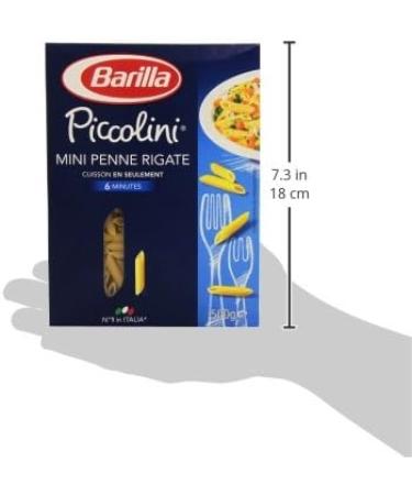  Barilla Barilla Piccolini - Mini Penne Rigate with durum wheat semolina quick cooking - 500 g - Pack of 6 - Buy Online on GoSupps.com