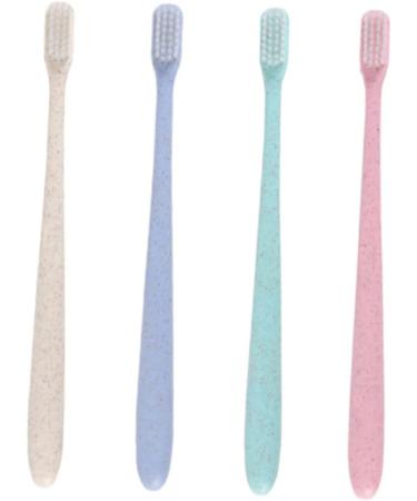 Partykindom 4 Boxes of 8 Travel Toothbrushes - Portable Dental Care Brushes for Camping & Travel - Buy Online on GoSupps.com