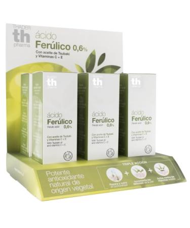 Ferulic Acid Serum 0.6% With Tsubaki Oil and Vitamins C+E Anti-Aging Face Treatment 30ml Dropper Bottle - Buy Online on GoSupps.com