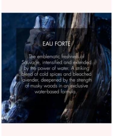 Dior Christian Sauvage Eau Forte Parfum For Men 3.4 Fl Oz - Buy Online on GoSupps.com