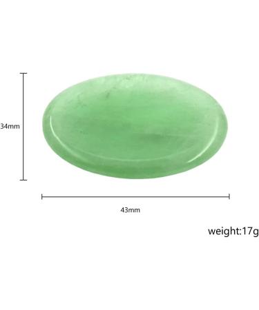 Thumb Bag Palm Worries - Green Aventurine Polished Healing Reiki Crystal for Therapy Chakra Balancing & Relaxation | 1.8 Inches - Buy Online on GoSupps.com