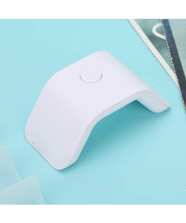 Nail Dryer Lamp Mini 2W LED UV Single Finger Drying Lamp with 45s/60s Timer Setting No Damage Hands Nail Gel Curing Lamp USB Charge (Yinhingbe51gsrvqm-11)
