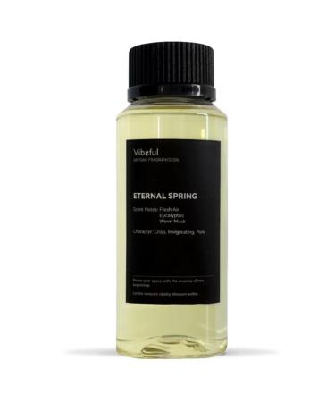 Eternal Spring Artisan Fragrance Oil for Waterless Diffusers Crisp Fresh Air, Eucalyptus & Musk Scent, Concentrated Aroma Blend, 4 Fl Oz Eternal Spring 4 Fl Oz (Pack of 1)