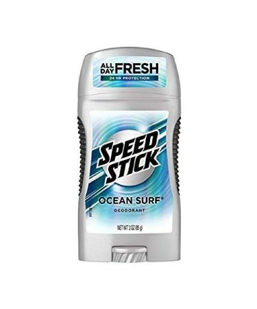Speed Stick Solid Deodorant Ocean Surf 3 Ounce (Pack of 4)