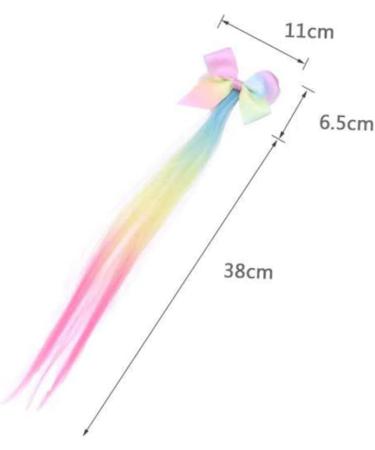 FRCOLOR Kids bow hair s hair s for kids Gradient hairpins Periwig hair s color wigs girl hair s girls' hair s headdress for girls toddler ribbon issue card top Ribbon - Buy Online on GoSupps.com