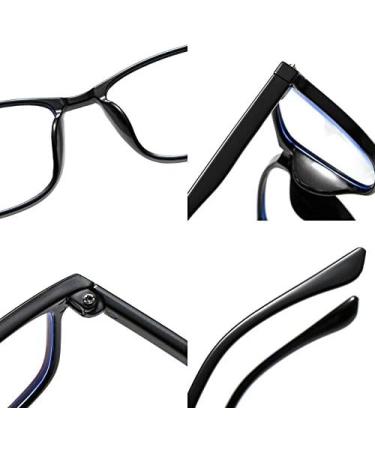 Suertree Blue Light Filter Glasses - Lightweight Myopia Glasses for Men & Women - Stylish Nearsighted Black Specs -1.0 Diopter - Buy Online on GoSupps.com