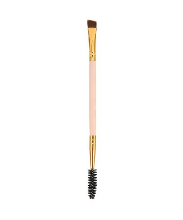 Double Ended Eyebrow & Eyelash Brush - Angled Eyebrow Makeup Brush in Pink | Perfect for Flawless Cosmetics! - Buy Online on GoSupps.com