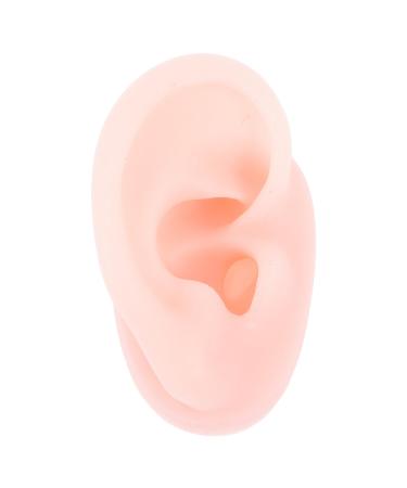 Lurrose 2pcs Artificial Ear Mold Silicone Molds Piercing Tools 3D Silicone Mold Ear Jewelry Display Silicone Body Parts Ear Model Anatomy Silicone Ear Mold Ear Piercing Practice Tool Body Flesh Colorx2pcs 1 Count (Pack of 1)