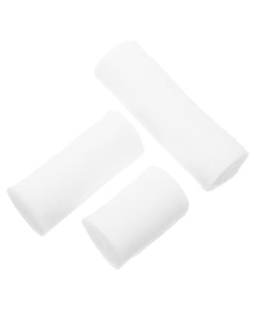 Didiseaon 3 Rolls Athletic Tape Head Wraps Foot Wraps for Wounds Leg Wraps Knee Wraps for Calf Stretch Tape Foot Tape White Wrapped in Cloth Care Polyester