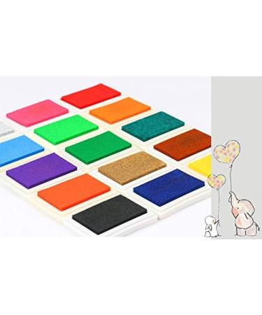 PMLAND Craft Ink Pad - 15 Vibrant Colors for DIY Stamps on Paper, Wood, Fabric - Buy Online on GoSupps.com