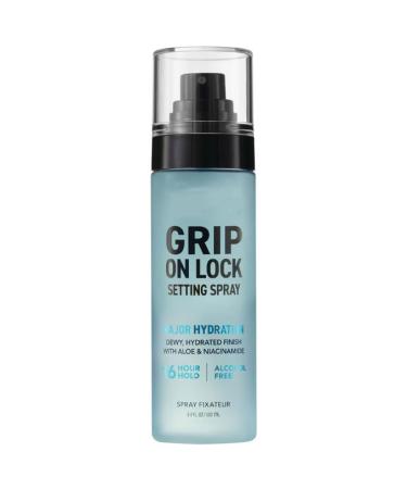 HardCandy Grip On Lock Setting Spray Alcohol-Free 16 Hour Hold Dewy Finish Hydrating
