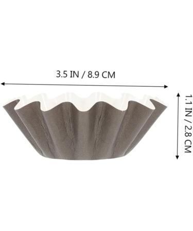COOPHYA 100S Cardboard Wax Cups - Heat-Resistant Disposable Candle Liner for Fragrance Melting | 8.9x8.5x2.8cm - International Shipping - Buy Online on GoSupps.com