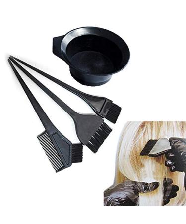 FamilyMaid Professional Hair Coloring Kit Brush and Comb Brush Bowl Tinting Tool 4 Pack