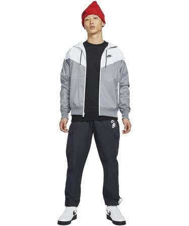 Nike Men's SW Spe Wvn Lnd Jacket - Smoke Grey/White | International Shipping Available - Buy Online on GoSupps.com