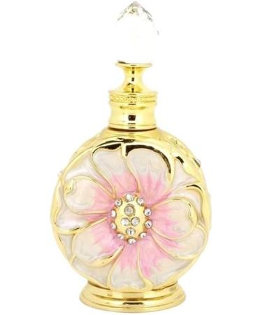 DFJOENVLDKHFE Perfume Bottle Empty Frosted Glass Essential Oil Bottle Refillable Empty Jewelry Decoration Crystal Bottle (Size : 12 Color : Golden flowers) 12 Golden Flowers - Buy Online on GoSupps.com