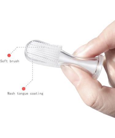 XINGSUI Soft Silicone Finger Toothbrushes 4 Pack with Storage Box for Dental Care & Gum Massage - Buy Online on GoSupps.com