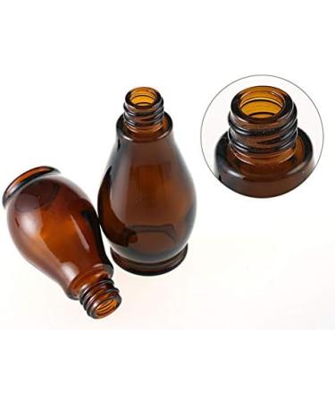 VASANA 2PCS Empty Refillable Amber Glass Lotion Pump Press Bottles Jars Makeup Face Cream Toiletries Toner Liquid Travel Containers Emulsion Essential Oil Dispenser 100ml - Buy Online on GoSupps.com