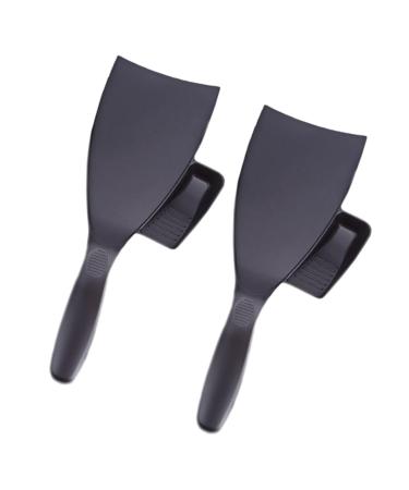 Minkissy 2pcs baking oil care accessories care hair color coloring paddle hair piece balance paddle highlight high gloss board hair hairdresser coloring board modeling