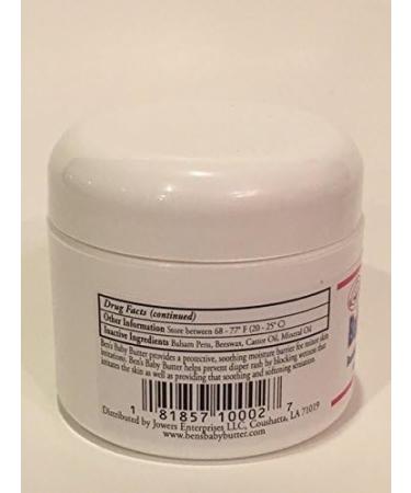 Ben's Baby Butter  Smooth Creamy Diaper Rash Ointment  2 oz Jar - Buy Online on GoSupps.com