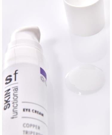 Skin Functional Eye Cream - Copper Tripeptides Anti-Ageing Skin Regeneration Firmness & Elasticity Cellular Renewal 15 ml - Buy Online on GoSupps.com