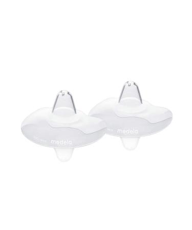 Medela Contact Nipple Shields BPA-Free Ultra-Thin Silicone 20mm Medium Includes 2 Shields & Case for Breastfeeding Comfort - Buy Online on GoSupps.com