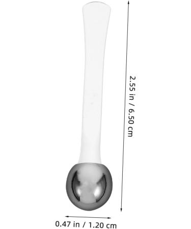  POPETPOP POPETPOP Mini Spatula for Skin Care Transparent Eye Cream Applicator with Rounded Handle Practical Cosmetic Accessory for Creams Masks and Lotions - Buy Online on GoSupps.com