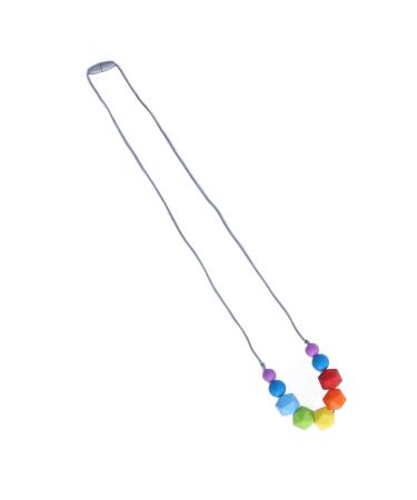 Baby Teething Necklace - Food Grade Silicone Teether in Vibrant Colors - Portable Chew Toy for Soothing Sore Gums - Buy Online on GoSupps.com