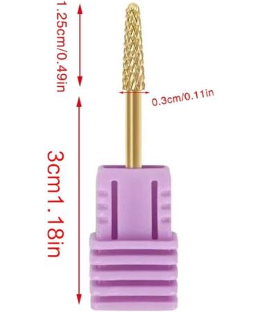 TQUXNGA Nail Drill Bits Tungsten Steel Nail Art Manicure Drill Bits Electric Pedicure Manicure Grinding hing Accessory 136 - Buy Online on GoSupps.com