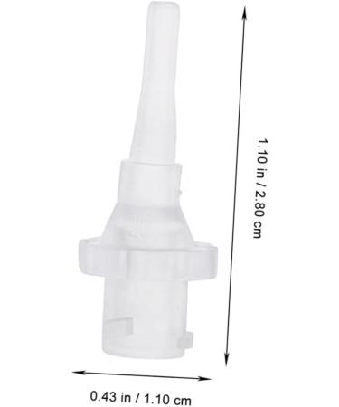 Healvian 50 Pcs Ear Washer Nozzle Cleaning Tool Set - Ear Wax Removal System Replacement Tips - PP White - 2.8x1.1x1.1cm - Buy Online on GoSupps.com